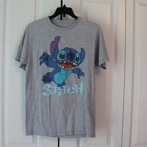 Disney Stitch Cartoon Graphic Short Sleeve Tee Womens Size Small